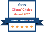 AVVO Client's Choice Award 2017 - Colleen Theresa Collins